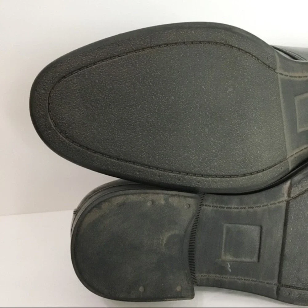 Kenneth Cole Unlisted Mens Size 8.5 House Rules Oxford‎ Black Dress Shoes